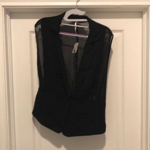 Black vest from Free People